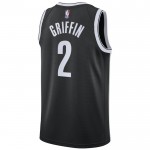 Maillot NBA Brooklyn Nets Blake Griffin 2 Nike 2022-23 Icon Edition Noir Swingman - Homme
